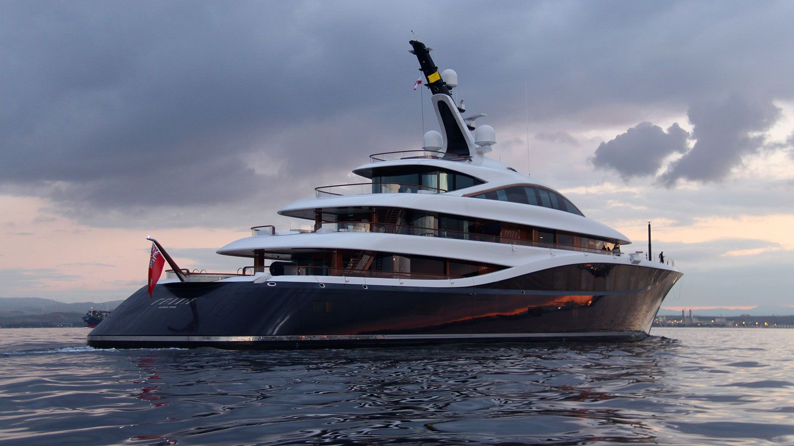 Hybrid 80m Feadship superyacht Faith on maiden voyage
